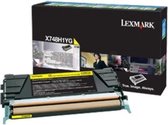 LEXMARK X748 tonercartridge geel standard capacity 10.000 pagina s 1-pack corporate