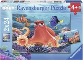 Ravensburger puzzel Disney Finding Dory: Altijd zwemmen - 2x24 stukjes - kinderpuzzel