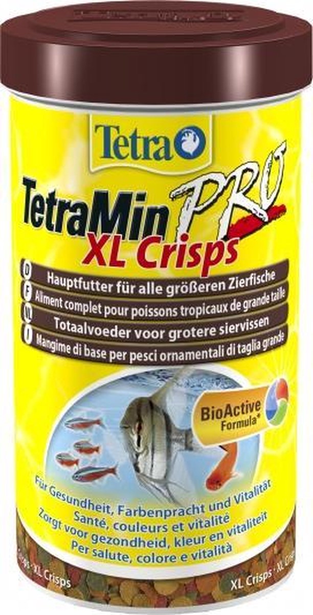 Tetramin Xl Crisps 500ml totaalvoeder voor grotere aquariumvissen