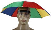 Parapluie de tête coloré / parapluie de tête - chapeau de parapluie de tête / chapeau de parasol