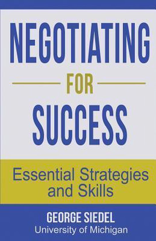 Negotiating for Success - cover