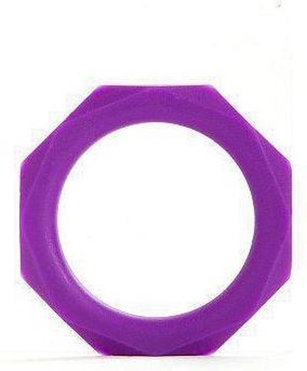 Octagon Ring Large - Paars - cockring