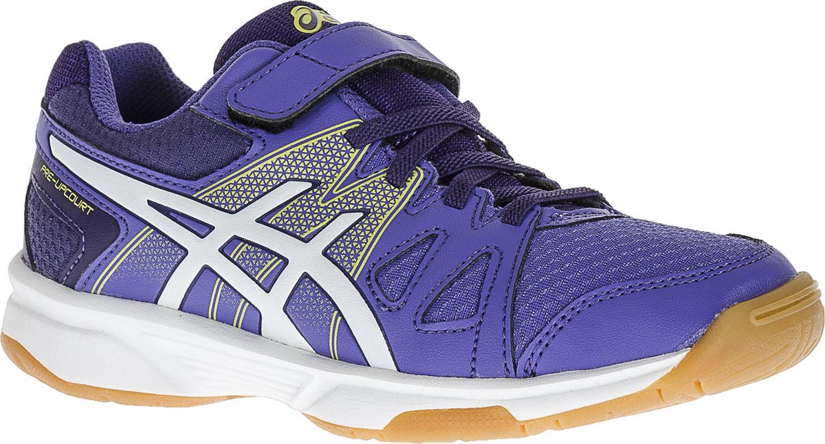 Asics Pre-Upcourt (PS) Sportschoenen - Maat 35 - Unisex - paars/wit/groen |  bol.com