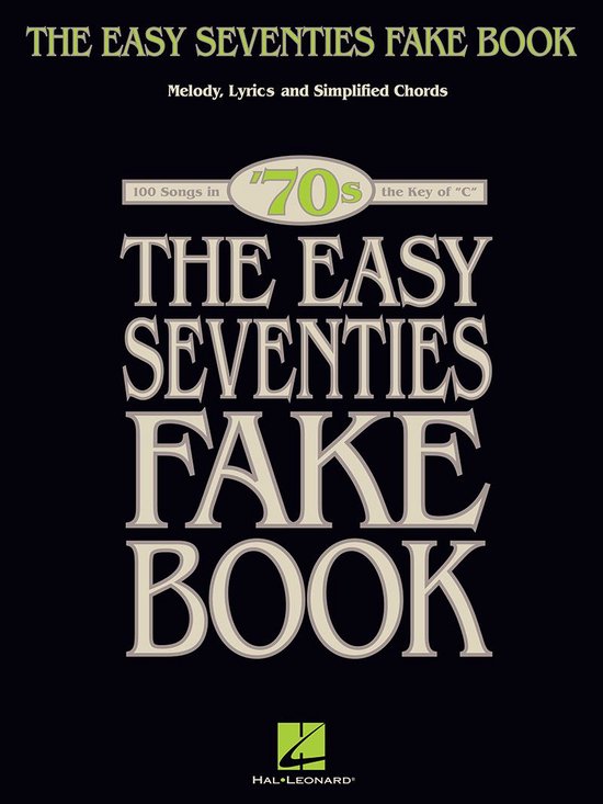 The Easy Seventies Fake Book (Songbook) - cover
