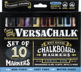 VersaChalk- Liquid Chalkboard Markers - bold- 10 stuks - Gekleurd
