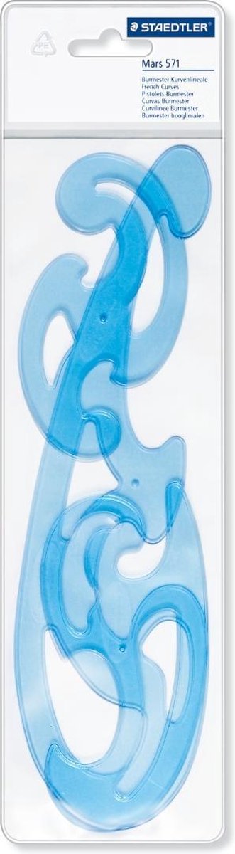 STAEDTLER burmestermallen - set met 3 modellen