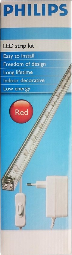 PHILIPS LED strip kit - rood - 120 cm