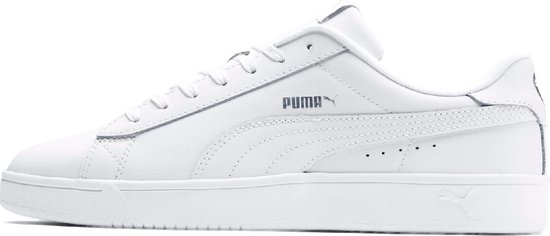 PUMA Court Breaker Derby L Sneakers Unisex - Puma White / Puma White / Silver - Maat 44