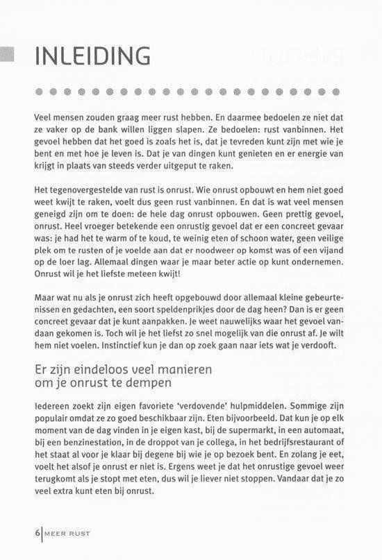 Meer rust