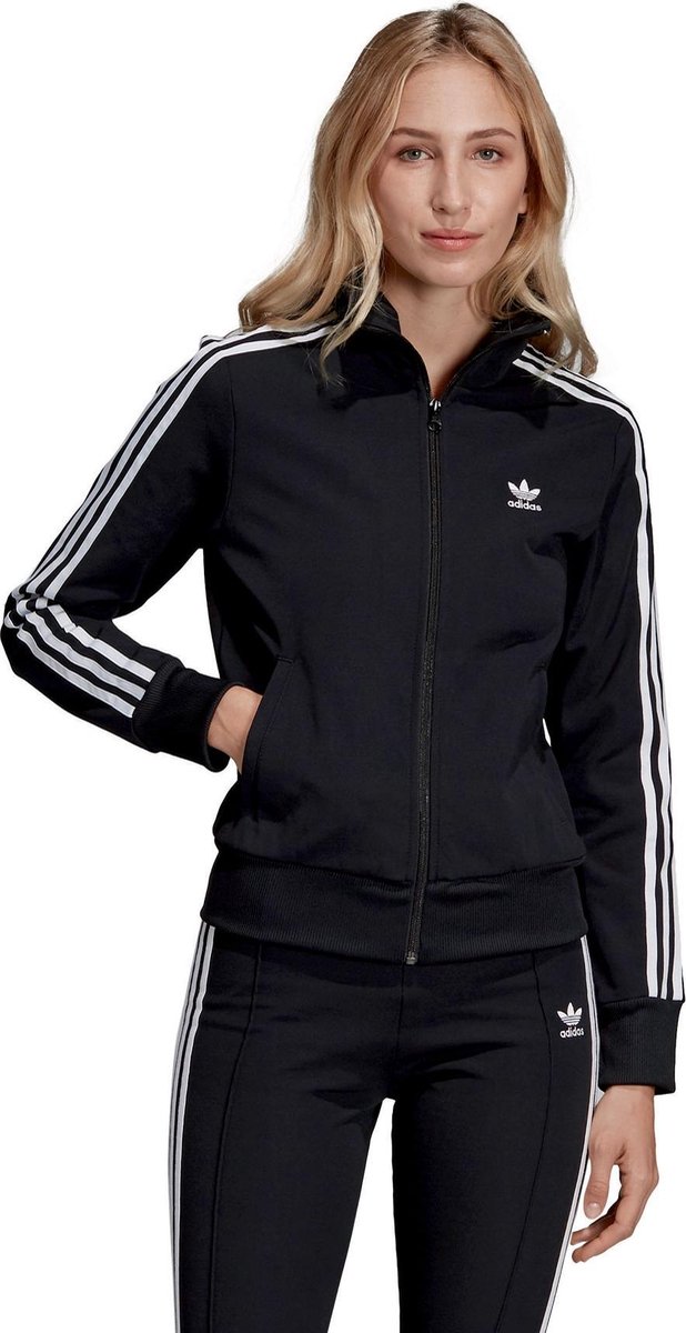 adidas Trainingsjack Sportvest - Maat 34 - Vrouwen - zwart/wit | bol.com