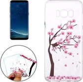 Samsung Galaxy S8 - hoes, cover, case - TPU - Transparant - Kersen bloesem