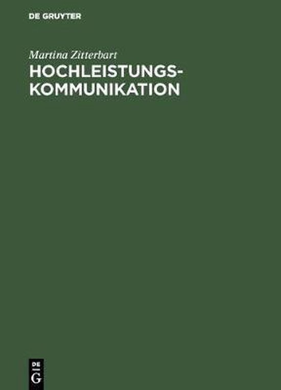 Hochleistungskommunikation - cover