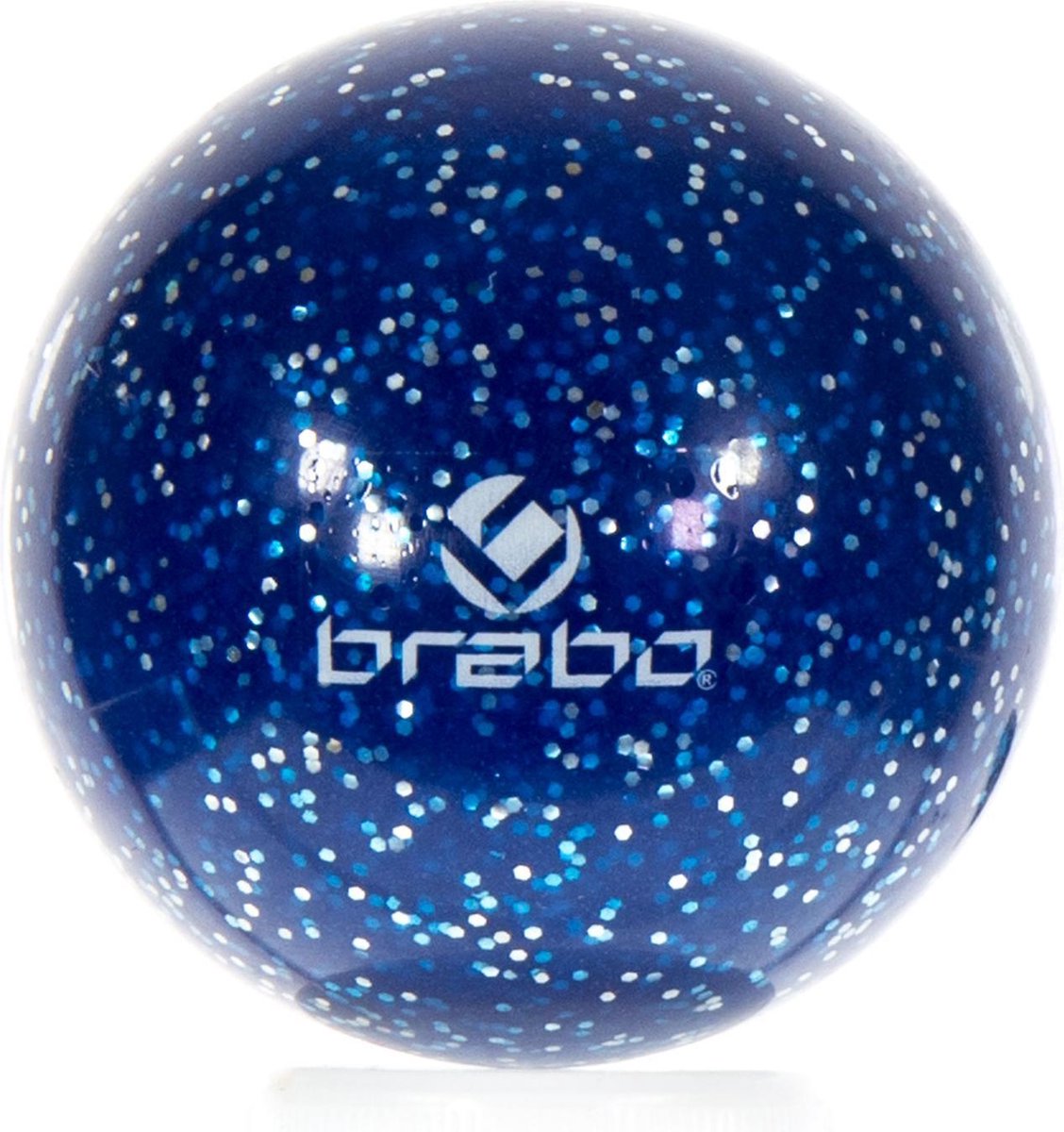Brabo Smooth Bal Glitter - Hockeybal - Veldhockey - Blauw Glitter