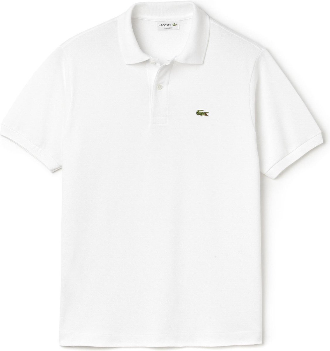 Lacoste Classic Piqué Sportpolo casual – Mannen Wit
