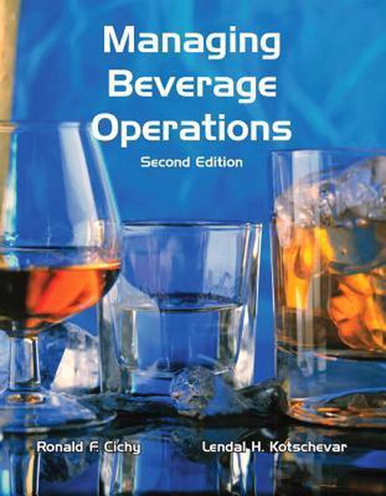 Managing Beverage Operations 9780133097245 Ronald F.ph.d. Cichy