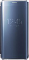 Samsung clear view cover - blauw zwart - voor Samsung G928 S6 edge+
