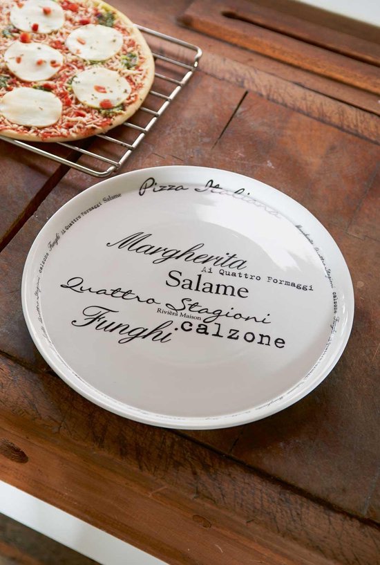 onwettig oog Oefening Riviera Maison Pizza Italiana Plate | bol.com