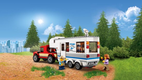 LEGO City Pick-uptruck en Caravan - 60182 - Speelgoedwinkel
