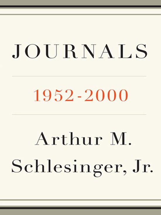 Boek 'Journals 1952-2000' van Arthur M. Schlesinger, Jr. in gebonden uitvoering.
