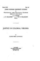 Justice in Colonial Virginia