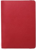 Shop4 - iPad Air (2019) Hoes - Rotatie Cover Lychee Rood