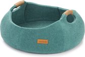 Beeztees Minoq - Kattenmand - Textiel - Turquoise - 43,5 cm