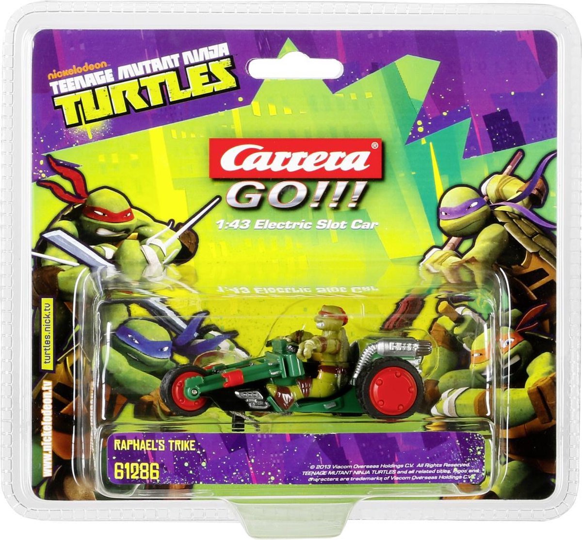 Carrera GO!!! Ninja Turtles Turtle Trike - Raphael - Racebaanauto 