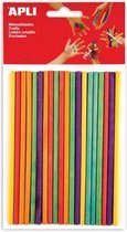 Apli Kids gekleurde houten staafjes 25 stuks