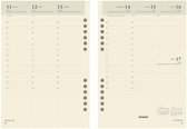 Brepols Organizer A5 Agendavulling 2021 Brefax # 7 - 100 pagina's, Blanco A5 Formaat Wit 116 g/m² Papier
