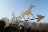 Windvaan - Tuin - Staal -  Paard en Wagen