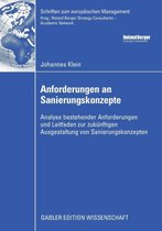 Schriften zum europäischen Management- Anforderungen an Sanierungskonzepte