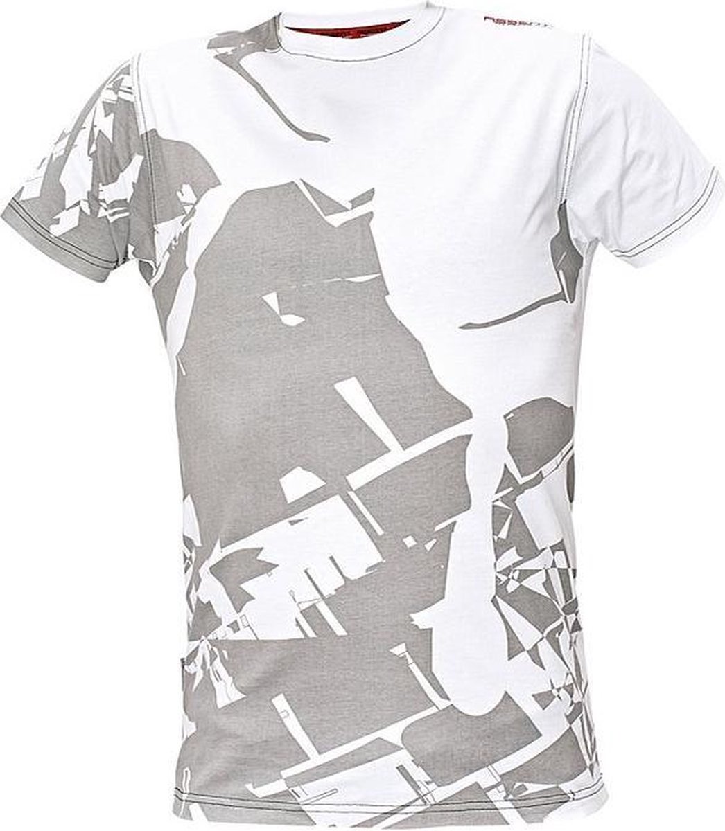 Assent schilders/stucadoors t-shirt Timaru wit maat S