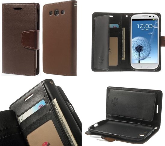 tafereel Paleis Verlichten Mercury Rich Dairy wallet case hoesje Samsung Galaxy Core 2 bruin | bol.com