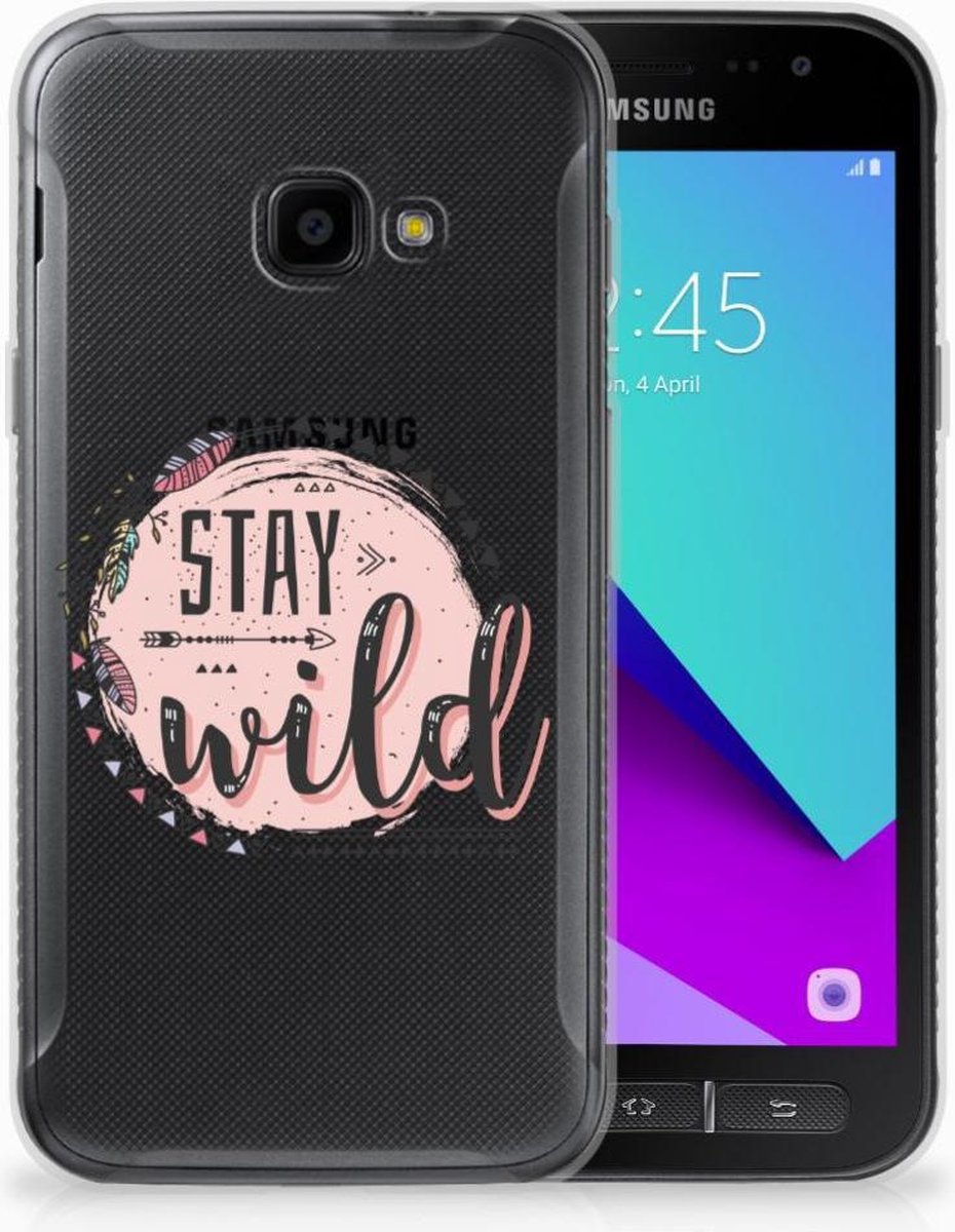 Samsung Galaxy Xcover 4 | Xcover 4s Telefoonhoesje met Naam Boho Stay Wild