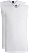 Alan Red - Minto Singlet Mouwloos Wit (2Pack) - Maat XL - Slim-fit