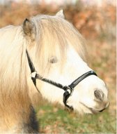 Waldhausen Lerenhalster Diamond Zwart - Paardenhalster - Pony