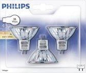 Philips Spotjes 35Watt 12Volt GU5.3 50mm Dimbare Halogeen Reflector Lampen 3 Stuks