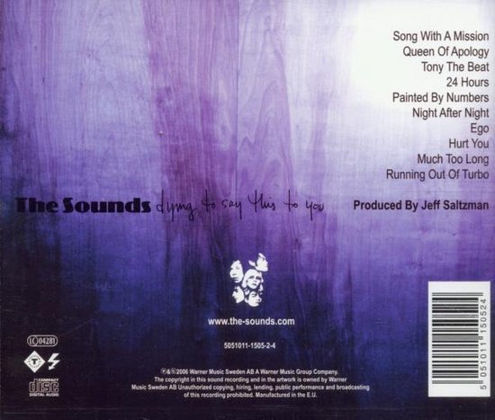 Dying To Say This To You, Sounds CD (album) Muziek bol
