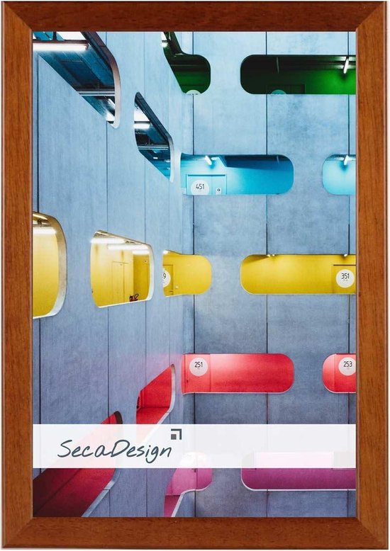 SecaDesign Essenza Fotolijst 10x15 cm Fotomaat - Bruin - Hout