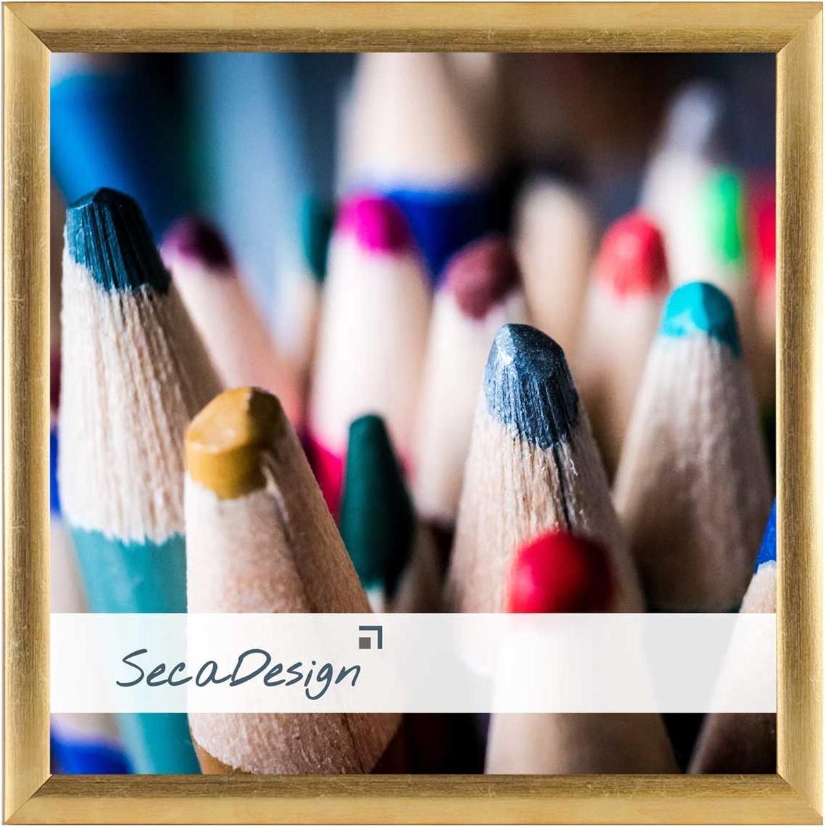 SecaDesign Materia Fotolijst - Fotomaat 20x20 cm - Goud
