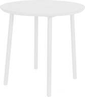 George table diameter80x75 cm alu white