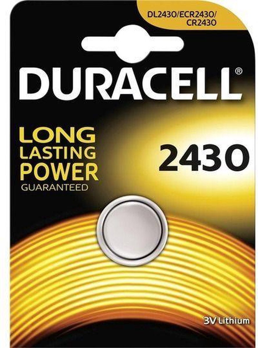 toegang informatie Met pensioen gaan Duracell 2430 CR2430 DL2430 3v Lithium Batterij- 10 stuks | bol.com