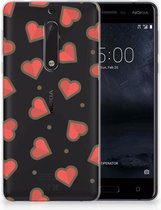 Nokia 5 TPU Hoesje Design Hearts
