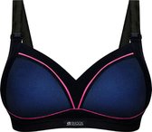 Shock Absorber Active Push Up Padded Sportbeha Dames - Black Neon - Maat 80B