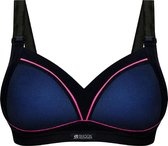 Shock Absorber Active Push Up Padded Sportbeha Dames - Black Neon - Maat 80B