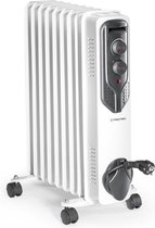 TROTEC Oliegevulde elektrische radiator TRH 20 E - korte opwarmtijd - vorstbeveiligingsfunctie - 3 warmtestanden - max 2000 Watt
