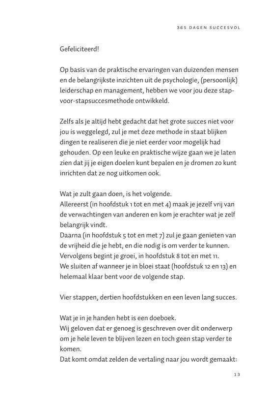 365 dagen succesvol