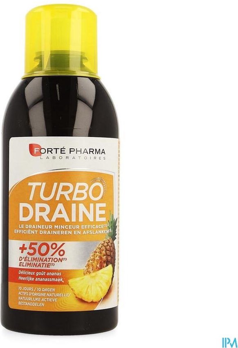 Forté Pharma Turbo Draine Goût Ananas 2X500ml