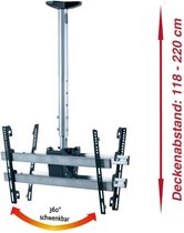 VCM TV-plafondbeugel  maxi dubbel voor het ophangen van 2 TV's. TDH4
