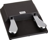 VFP 2/10 dubbelped. Schliesser voor Korg,Casio 2 Mono stekker